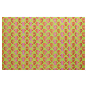 Boheme Lips on Green Fabric
