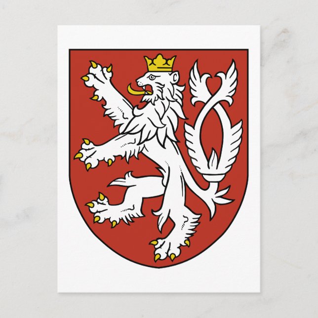bohemia emblem postcard (Front)