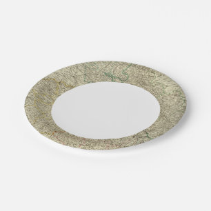 Bohemia, Silesia, Moravia, Lusatia Paper Plate