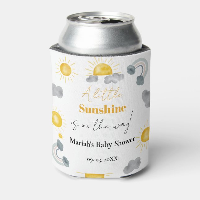 Bohemian a little sunshine is the way baby shower can cooler (Can Back)