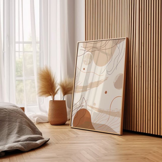 Bohemian Abstract Beige Poster (Creator Uploaded)