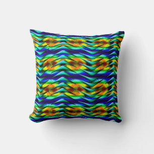 Bohemian Abstract Geometric Cushion