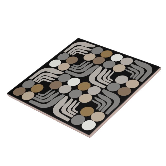 Bohemian Black Grey Tile (Side)