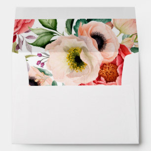 Bohemian Blooms Personalised Return Address Envelope