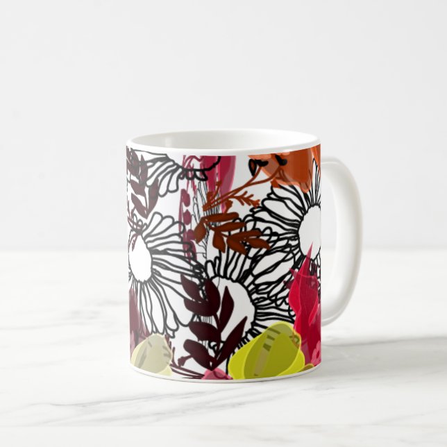 Bohemian Blossom Mug (Front Right)