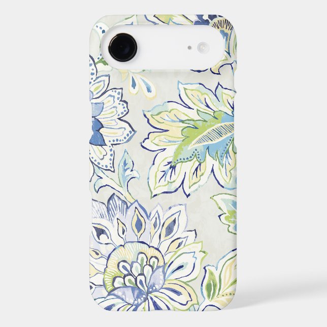 Bohemian Blue Flower Case-Mate iPhone Case (Back)