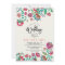 Bohemian Boho Chic Turquoise Folk Flowers