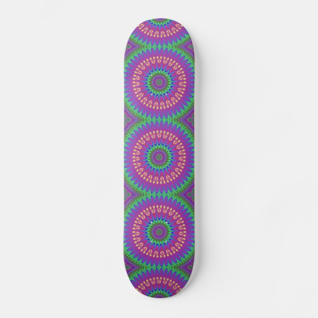 BOHEMIAN BOHO MANDELA Skateboard deck (Front)