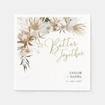 Bohemian Boho Wedding Decor Napkins