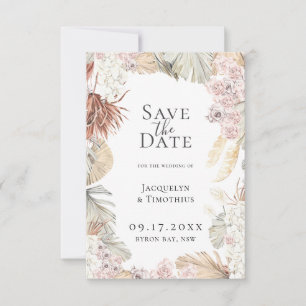 Bohemian Botanicals Save The Date Announcement