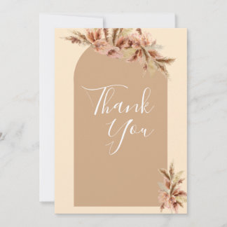 Bohemian Bridal/Baby Thank you Invitation