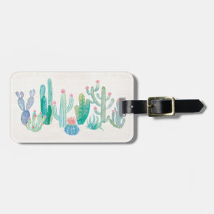 Bohemian Cactus Luggage Tag