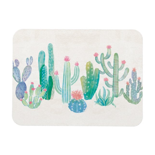 Bohemian Cactus Magnet (Horizontal)