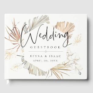 Bohemian-Chic Botanical Wedding Guest Book
