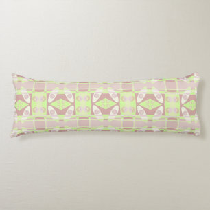Bohemian Chintz 103 Pastel Lime Green Brown Body Cushion