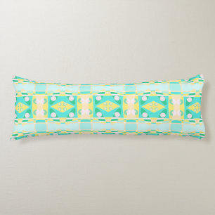 Bohemian Chintz 108 Yellow Aqua Body Cushion