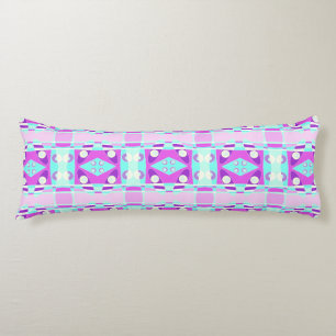 Bohemian Chintz 115 Turquoise Purple Body Cushion