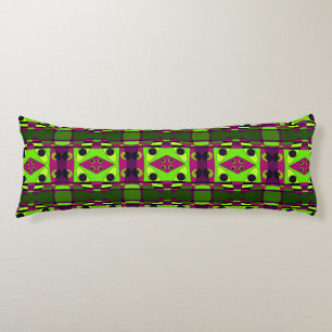 Bohemian Chintz 57 Magenta Lime Body Cushion