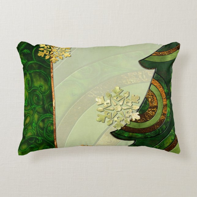 Bohemian Christmas Tree DECOR Decorative Cushion (Front)