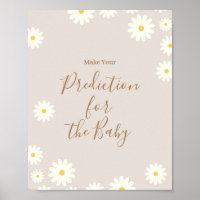 Bohemian Daisy Floral Predictions for baby