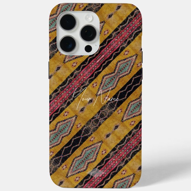 Bohemian Distressed Look Cell Phone Case (Back)