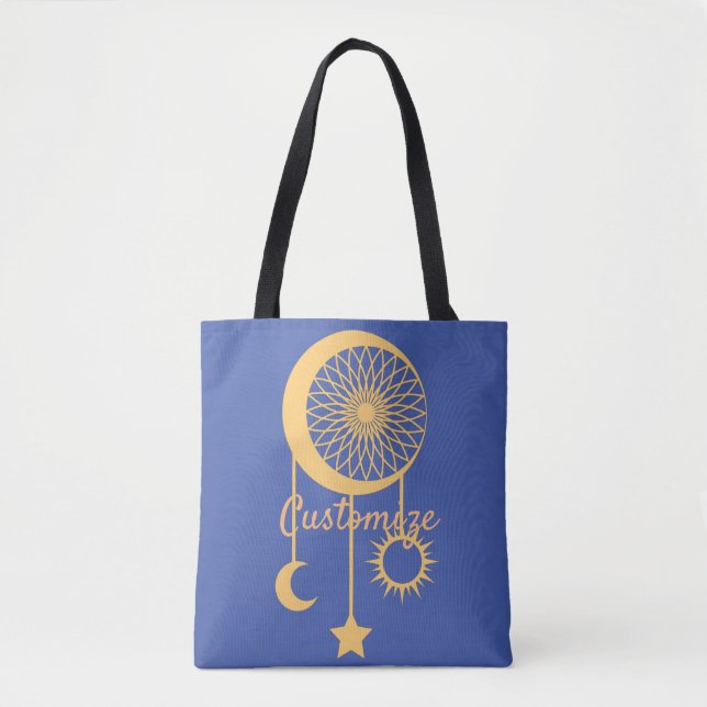 Bohemian Dream Catcher Thunder_Cove Tote Bag (Front)