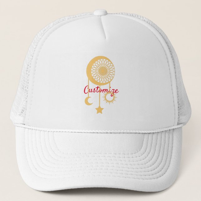 Bohemian Dream Catcher Thunder_Cove  Trucker Hat (Front)