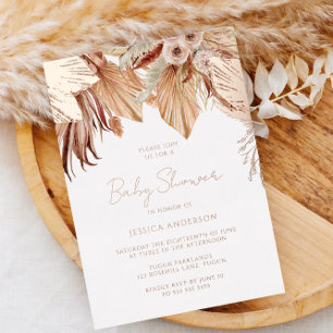 Bohemian Dream Floral Baby Shower Rose Gold