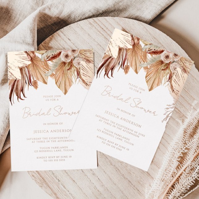 Bohemian Dream Floral Bridal Shower Rose Gold (Creator Uploaded)