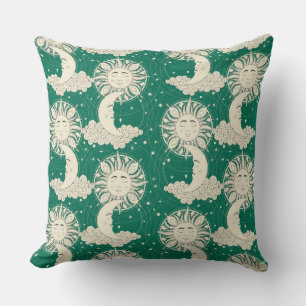 bohemian dreams green cushion