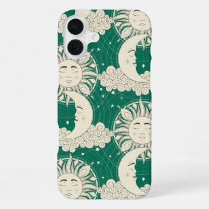 bohemian dreams green iPhone 16 plus case