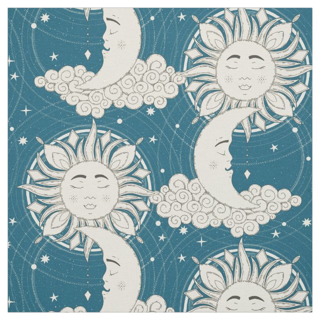 bohemian dreams peacock fabric (Swatch)