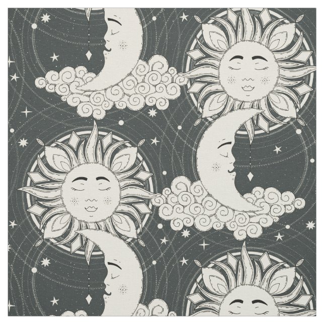 bohemian dreams soot fabric (Swatch)
