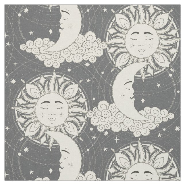 bohemian dreams steel fabric (Swatch)