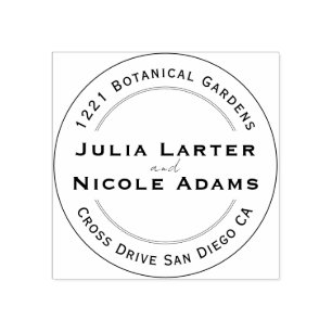 Bohemian Dried Rustic Floral Autumn Falls Wedding Rubber Stamp