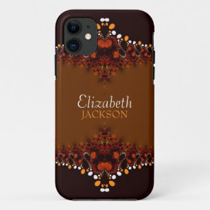 Bohemian Earth Tribe Art w/ custom name iPhone 5 iPhone 11 Case