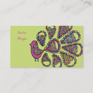 Bohemian Fashion Trade Business Profile Card