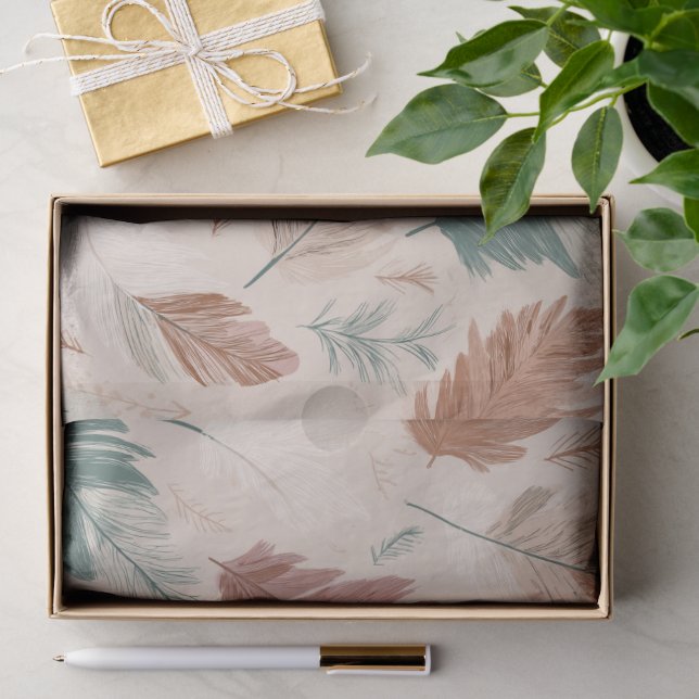 Bohemian Feather Dance Tissue Paper (Gift)