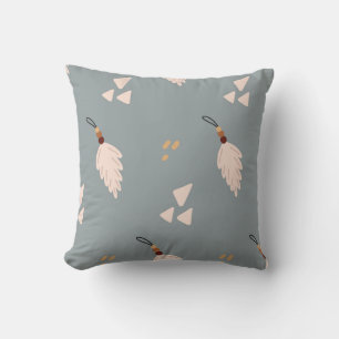 Bohemian Feather Pattern Cushion