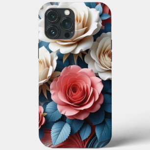 Bohemian Floral Art Tough Perfect Gift iPhone 13 Pro Max Case