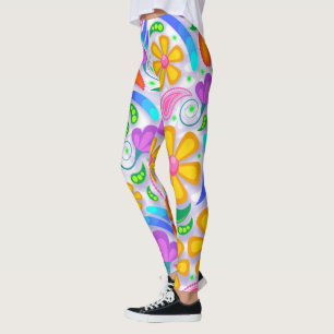  BOHEMIAN FLORAL BOHO YOGA PANTS  LEGGINGS