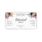 Bohemian Floral Bouquet Face Serum Labels