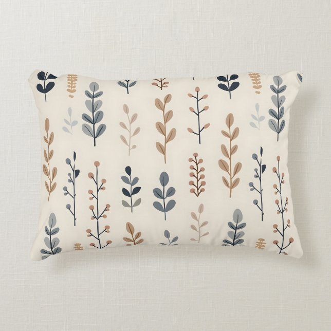 Bohemian Floral  Decorative Cushion (Front)