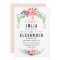Bohemian Floral Wedding Invitation