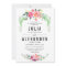Bohemian Floral Wedding Invitation
