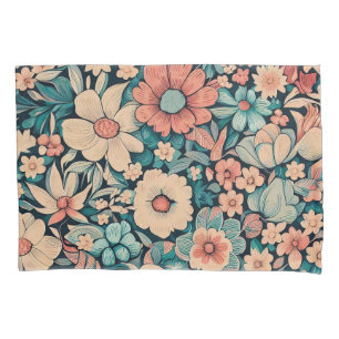 Bohemian Flower Pillow Case