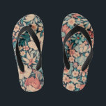 Bohemian Flower Pillow Case Kid's Jandals<br><div class="desc">Bohemian Flower Created by @nurpleart on Instagram.</div>