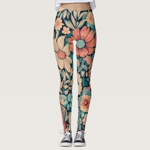 Bohemian Flower Pillow Case Leggings