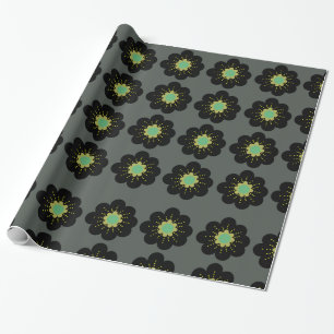 Bohemian Flowers Wrapping Paper