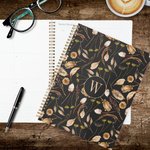 Bohemian Foliage Monogram Planner